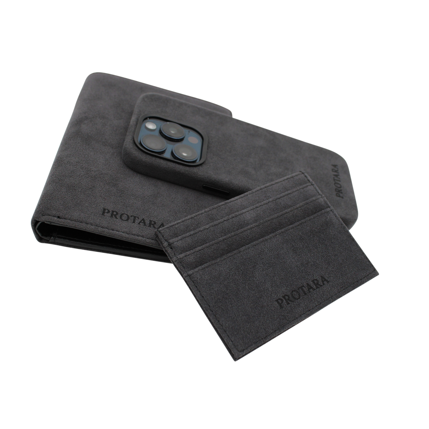 PROTARA Alcantara Passfodral - Midnatt Jet Black