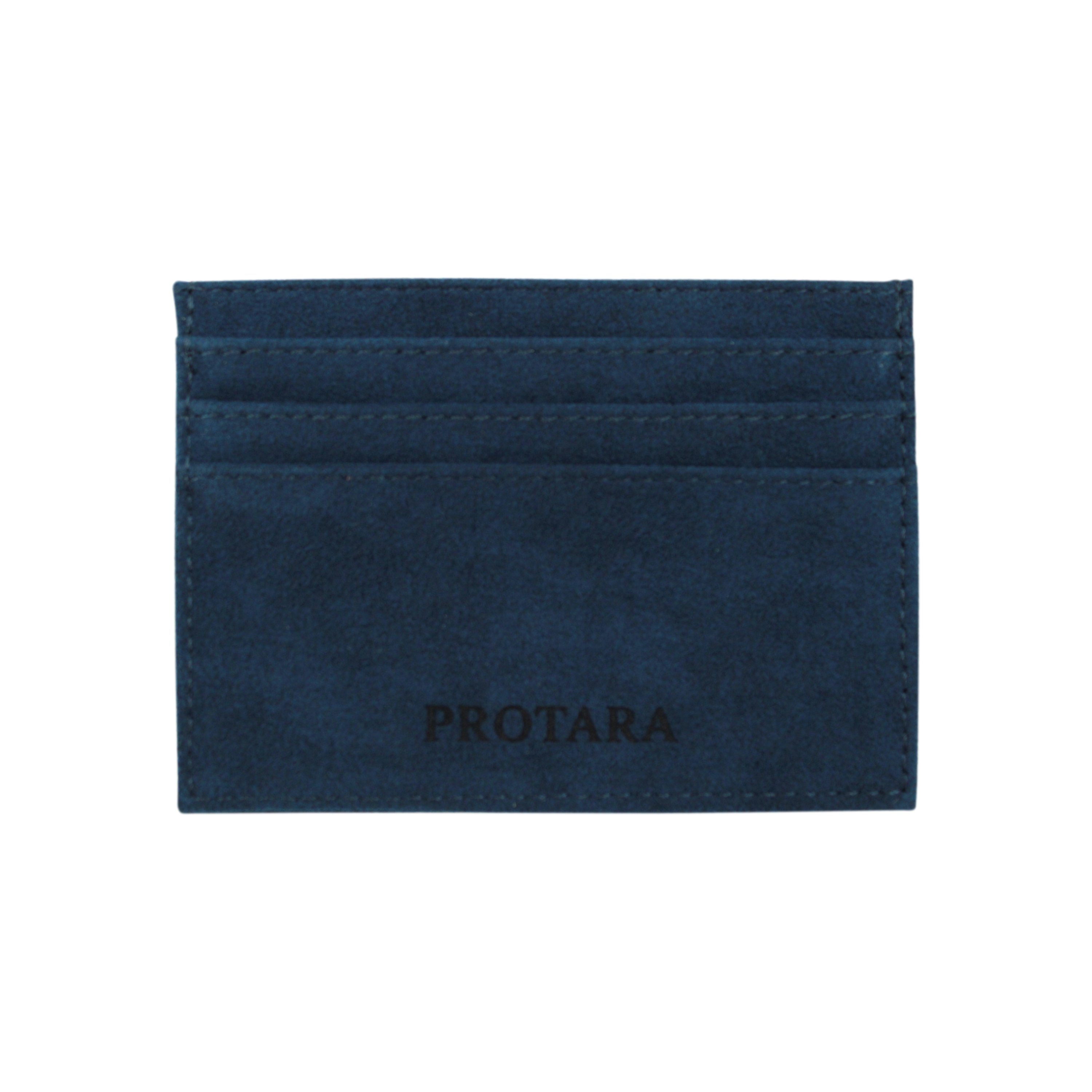 PROTARA Alcantara Korthållare - Ocean Voyage Blue