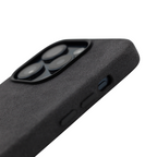 PROTARA Alcantara iPhone 14 Pro-skal - Midnight Jet Black
