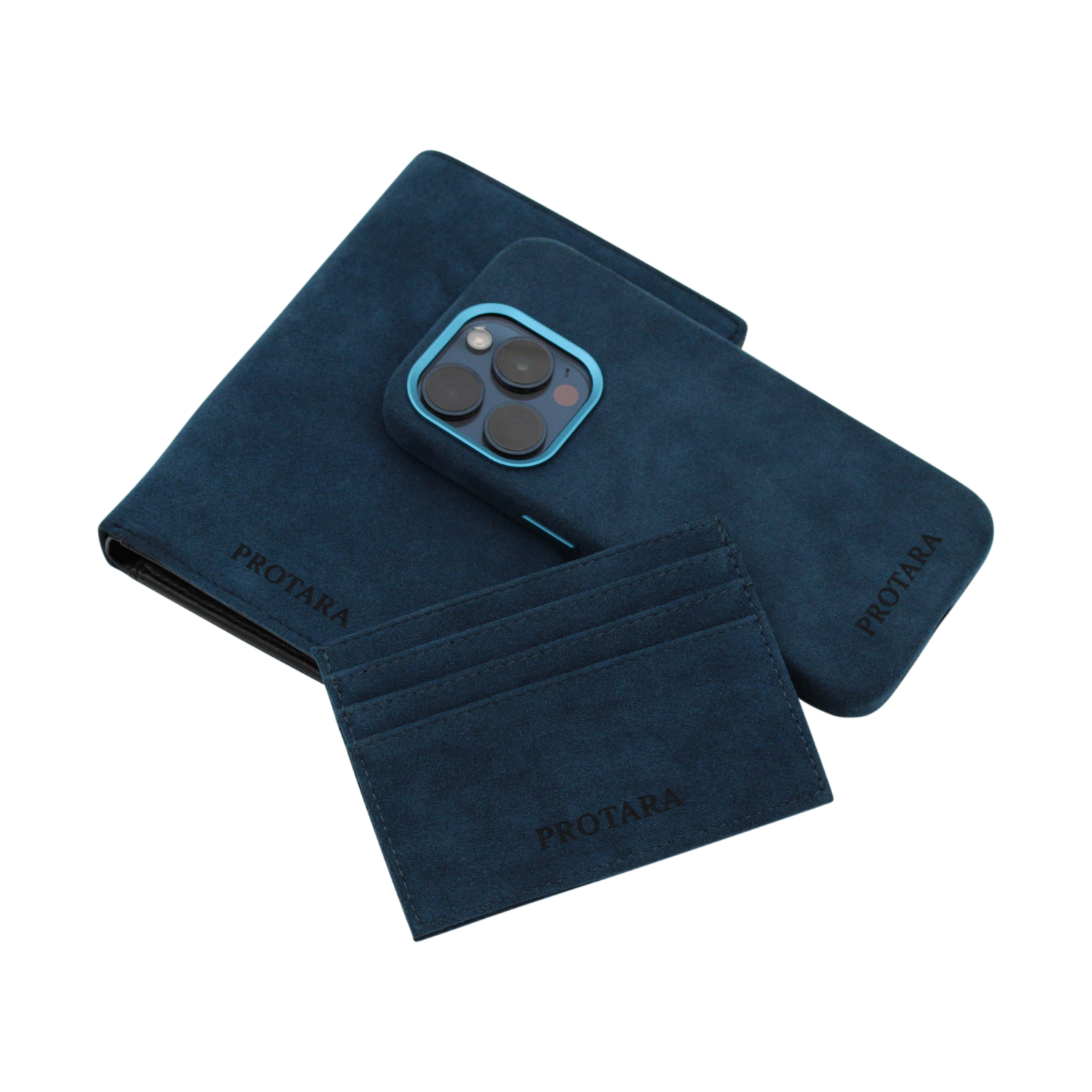 PROTARA Alcantara Passhållare - Ocean Voyage Blue
