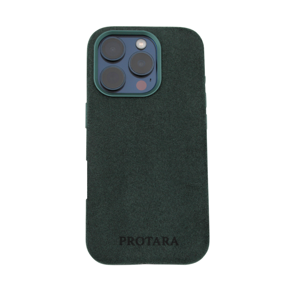 PROTARA Alcantara iPhone 16 Pro Max-skal – Expedition Green