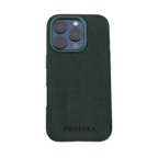PROTARA Alcantara iPhone 16 Pro Max-skal – Expedition Green