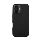 PROTARA Alcantara iPhone 16-skal - Midnight Jet Black