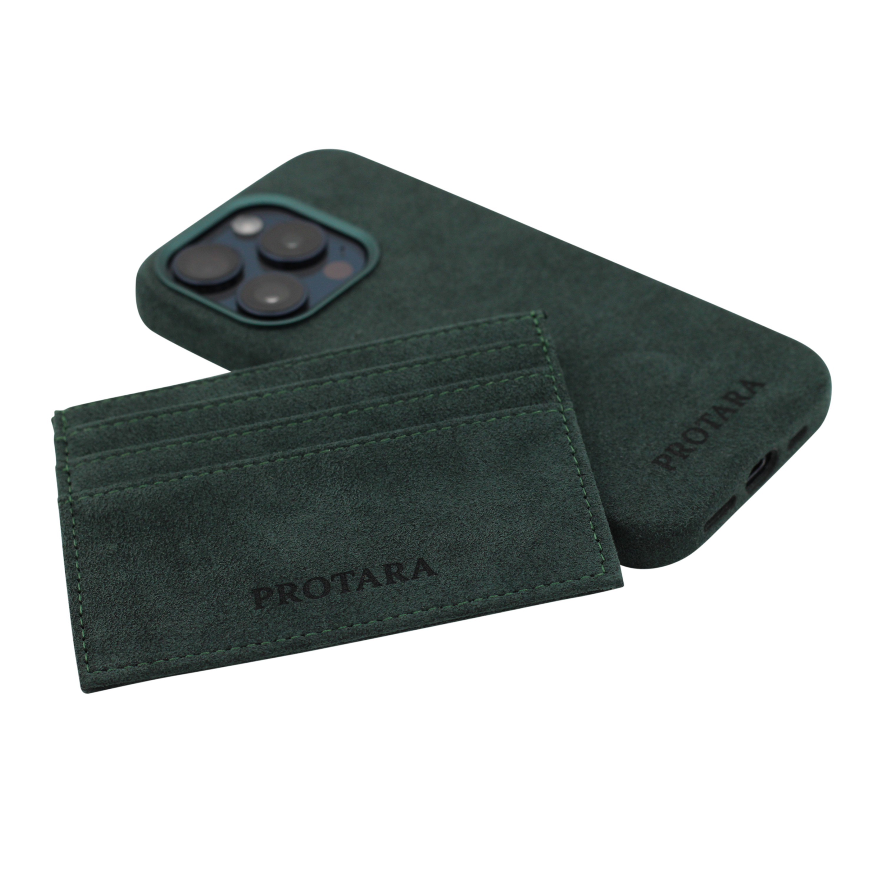 PROTARA Alcantara Korthållare - Expedition Green