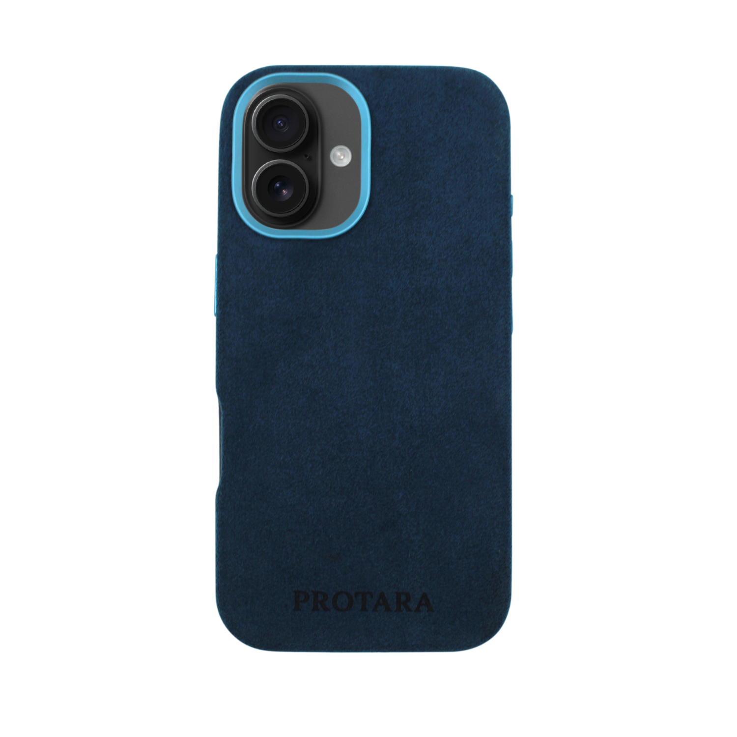 PROTARA Alcantara iPhone 16-skal - Ocean Voyage Blue