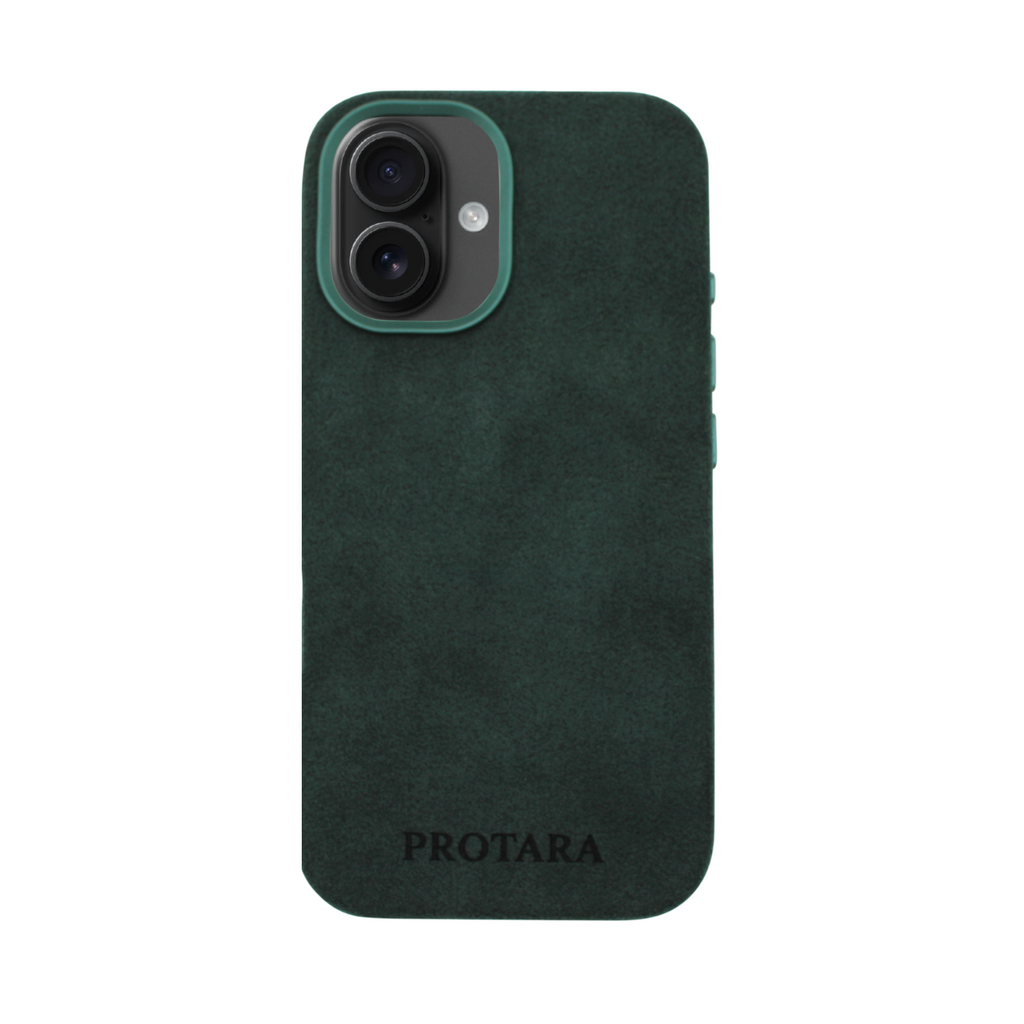 PROTARA Alcantara iPhone 16-skal - Expedition Green